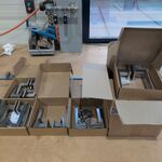 10x set RVS deurbeslag